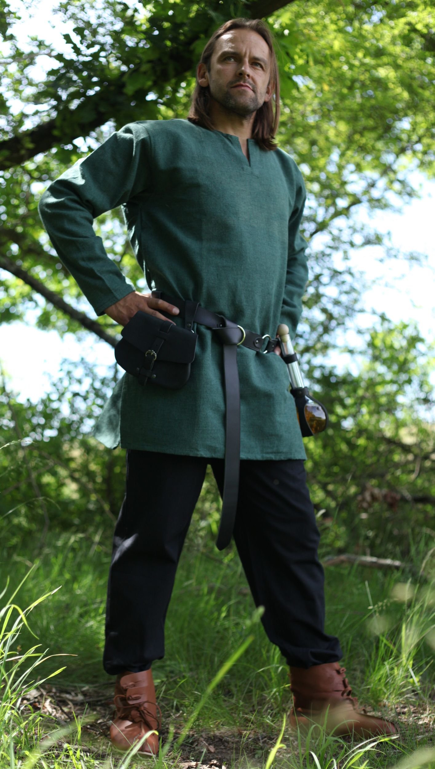 Short Tunic Eric Green order online with larp-fashion.co.uk